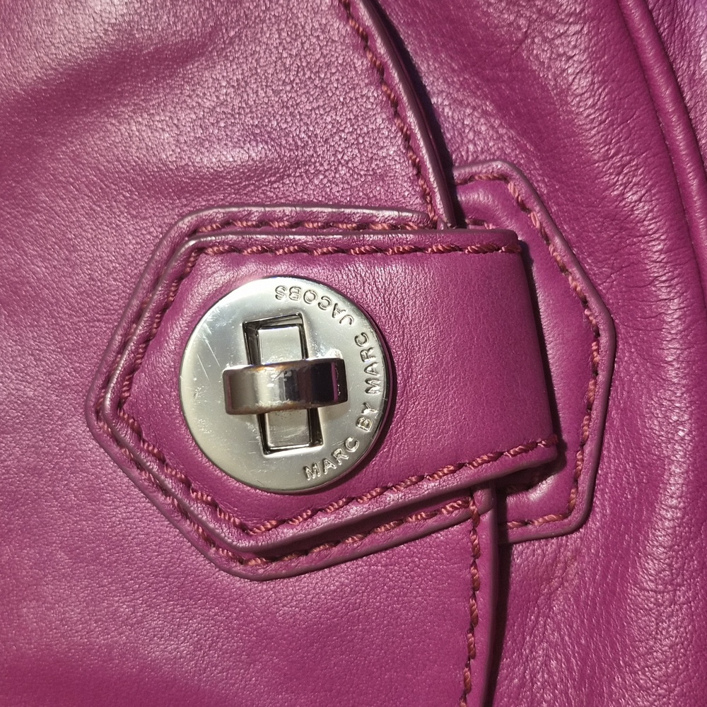 Marc By Marc Jacobs Magenta Leather Mini Crossbody - Picture 4 of 15